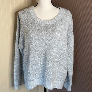 Minkpink gray long‎ sleeve sweater size large high low flowey